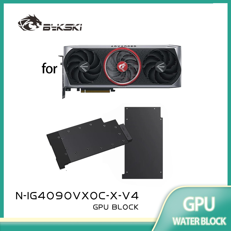 Блок охлаждения GPU Bykski для – обзор и цена Rtx 4090 Water Block Full Cover